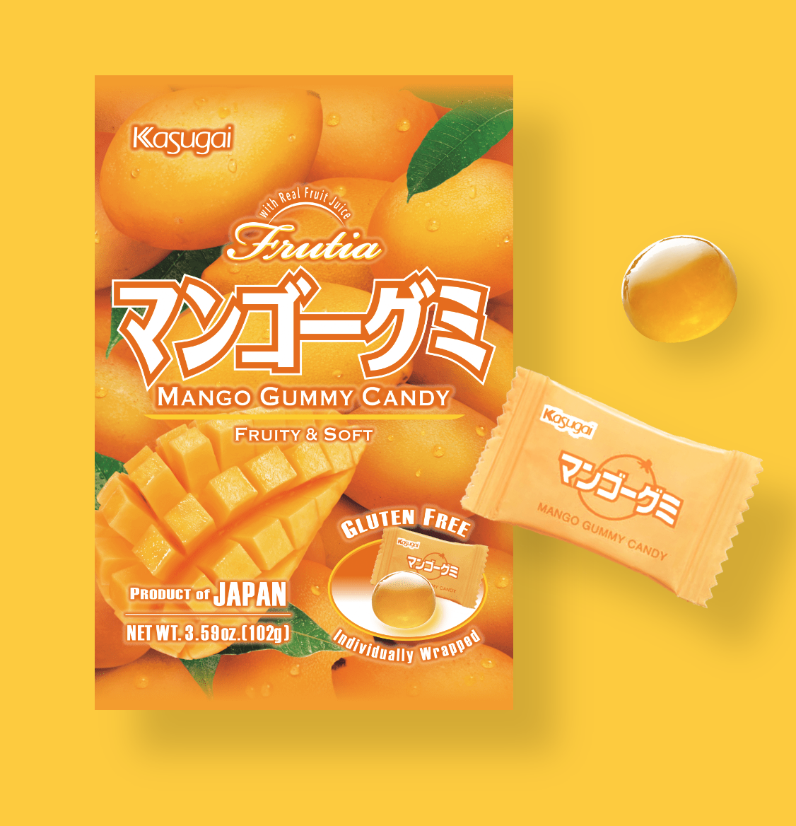 Kasugai Japanese Gummy Candy (1 pack) 9 Flavors Choice Available Free Shipping!!