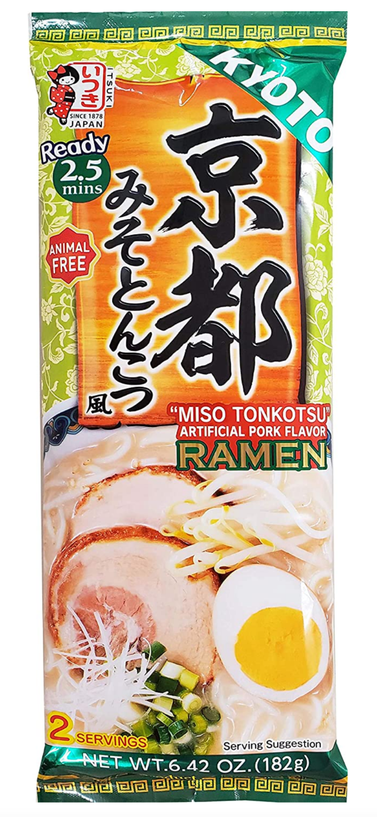 Japanese Ituski Instant Ramen Variety 6 Pack (Kyoto Tonkotsu,Yuzu Shoyu & Miso)