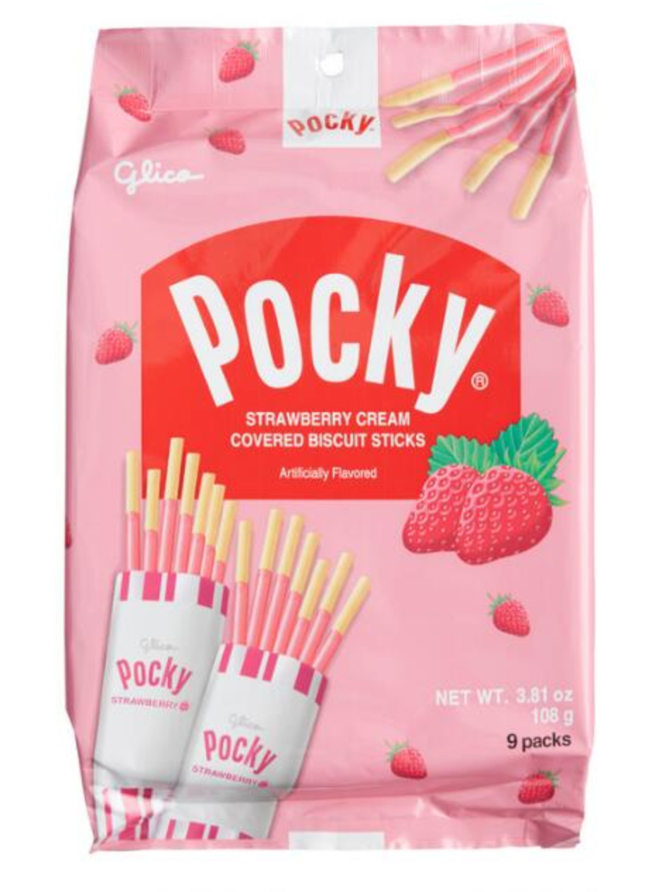 Glico Pocky Combo Two Pack 4.48 oz & 4.13 oz(Chocolate and Strawberry) - Japan