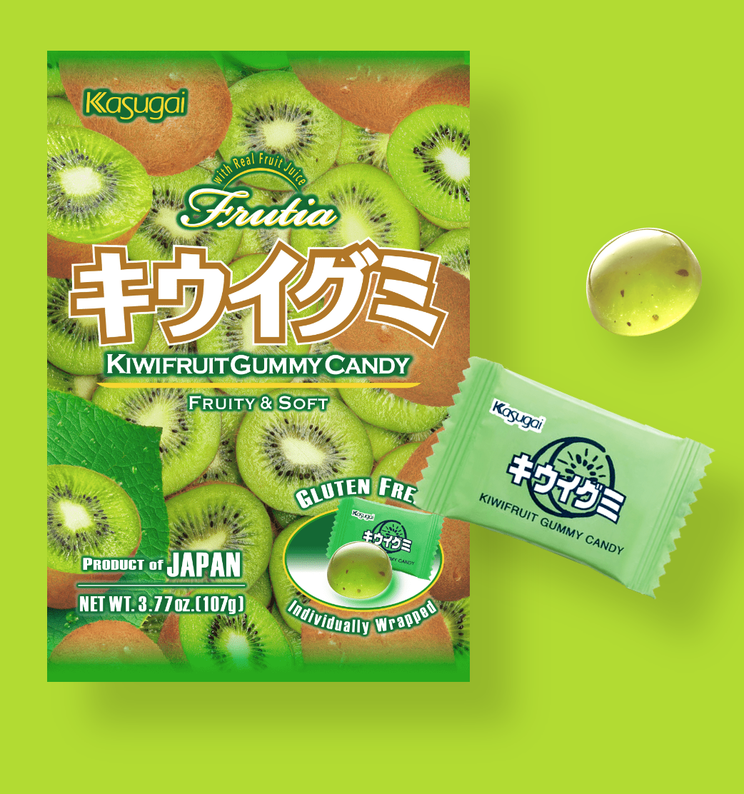 Kasugai Japanese Gummy Candy (1 pack) 9 Flavors Choice Available Free Shipping!!