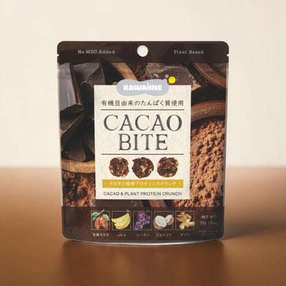 KAWÀINE Japan - Cacao Bite - Cacao & Plant Protein Crunch 30g