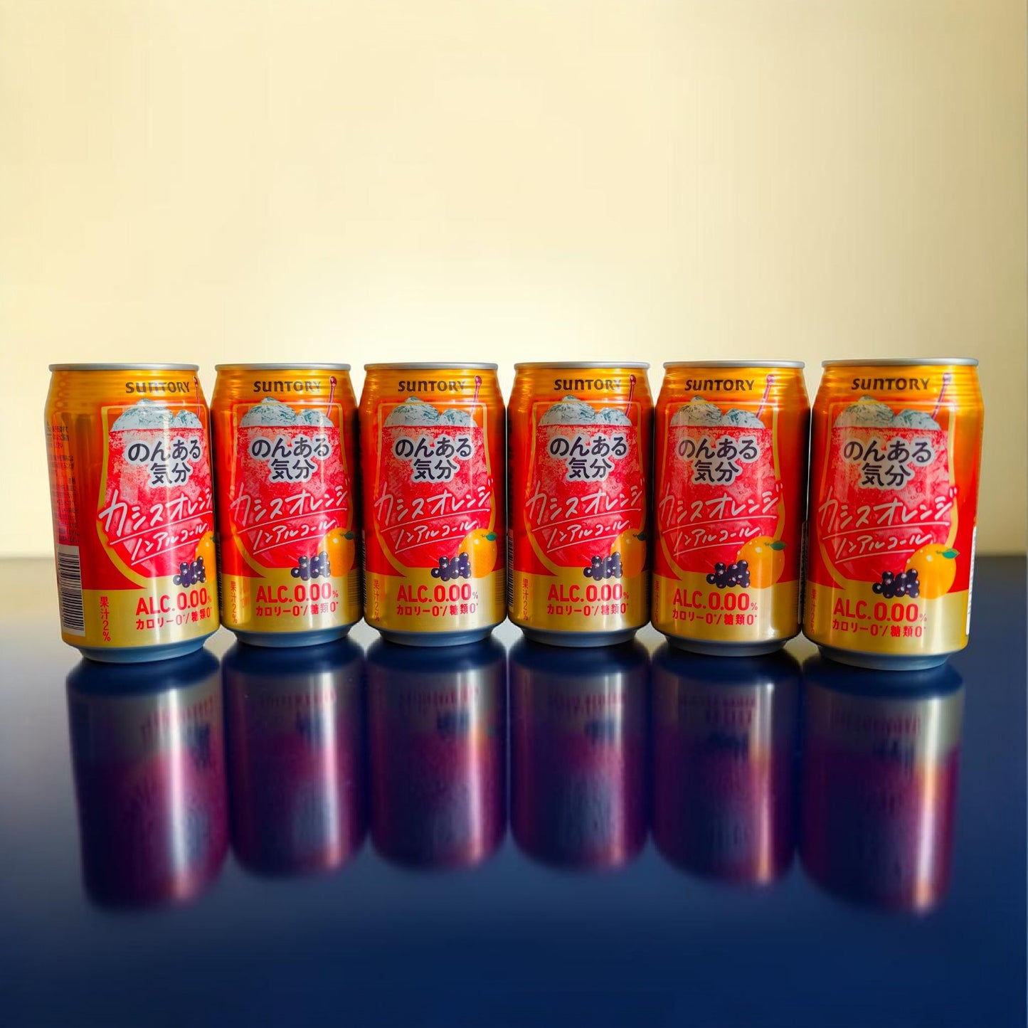 Japanese Non-Alcoholic Cocktail - Suntory Nonaru Kibun  Cassis Orange 350 ml