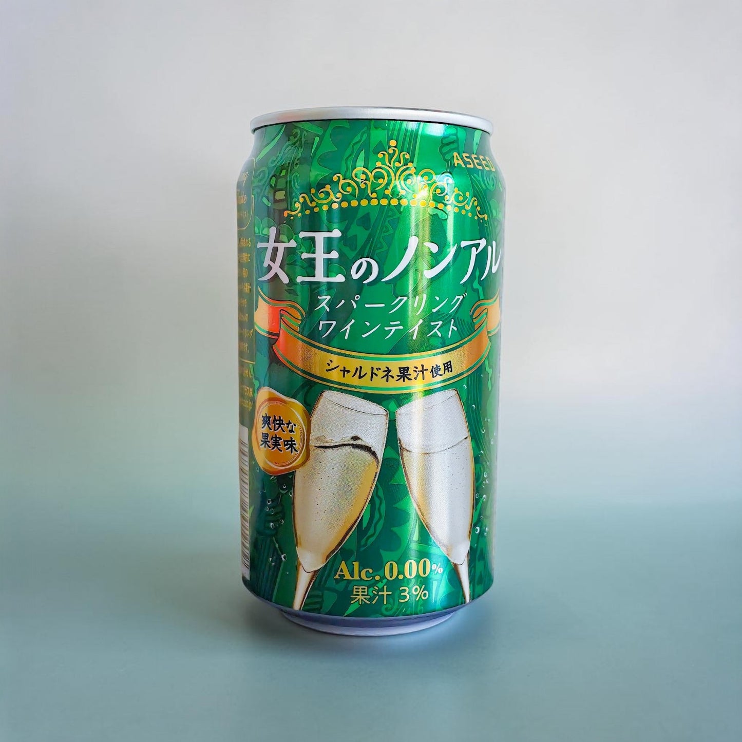 Aseed Japan - The Queen's Non-Alcoholic Sparkling Wine Chardonnay Taste 350ml