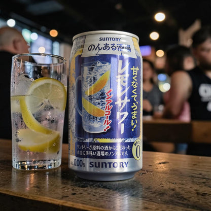 Japanese Non-Alcoholic Cocktail - Suntory Non-Aru Sakaba Lemon Sour 350ml