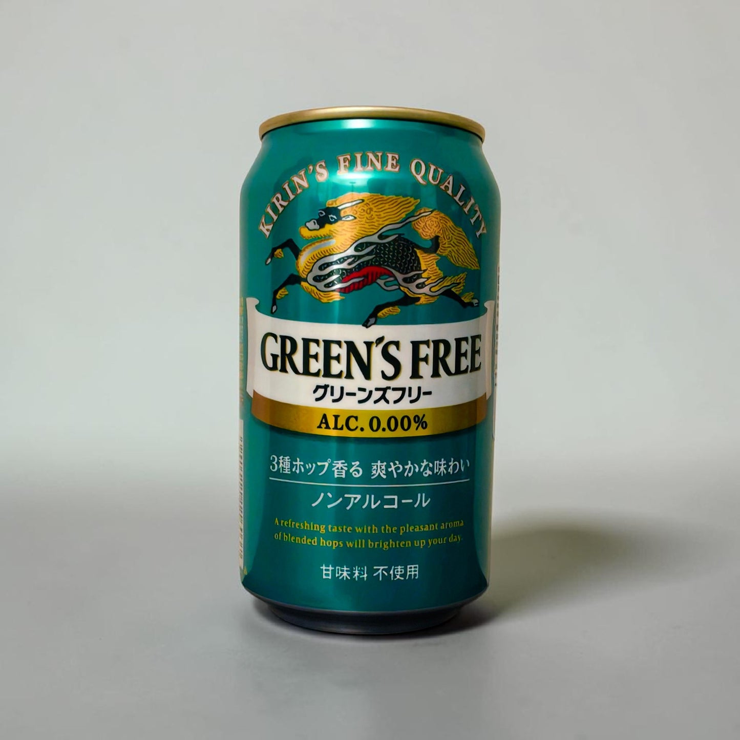 Kirin "Green's Free" Non-Alcoholic Beer-Taste Beverage, 350ml