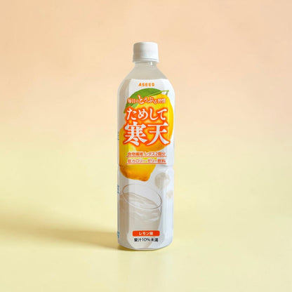 ASEED Tameshite Kanten Lemon Jelly Drink, Rich Dietary Fiber, Low Calorie- 900ml