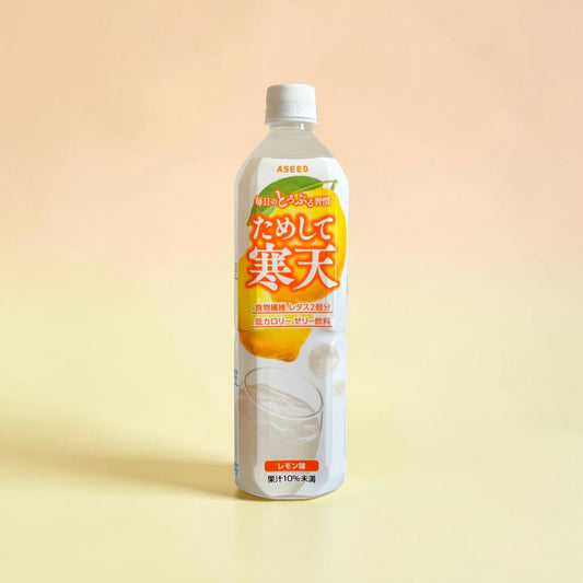ASEED Tameshite Kanten Lemon Jelly Drink, Rich Dietary Fiber, Low Calorie- 900ml