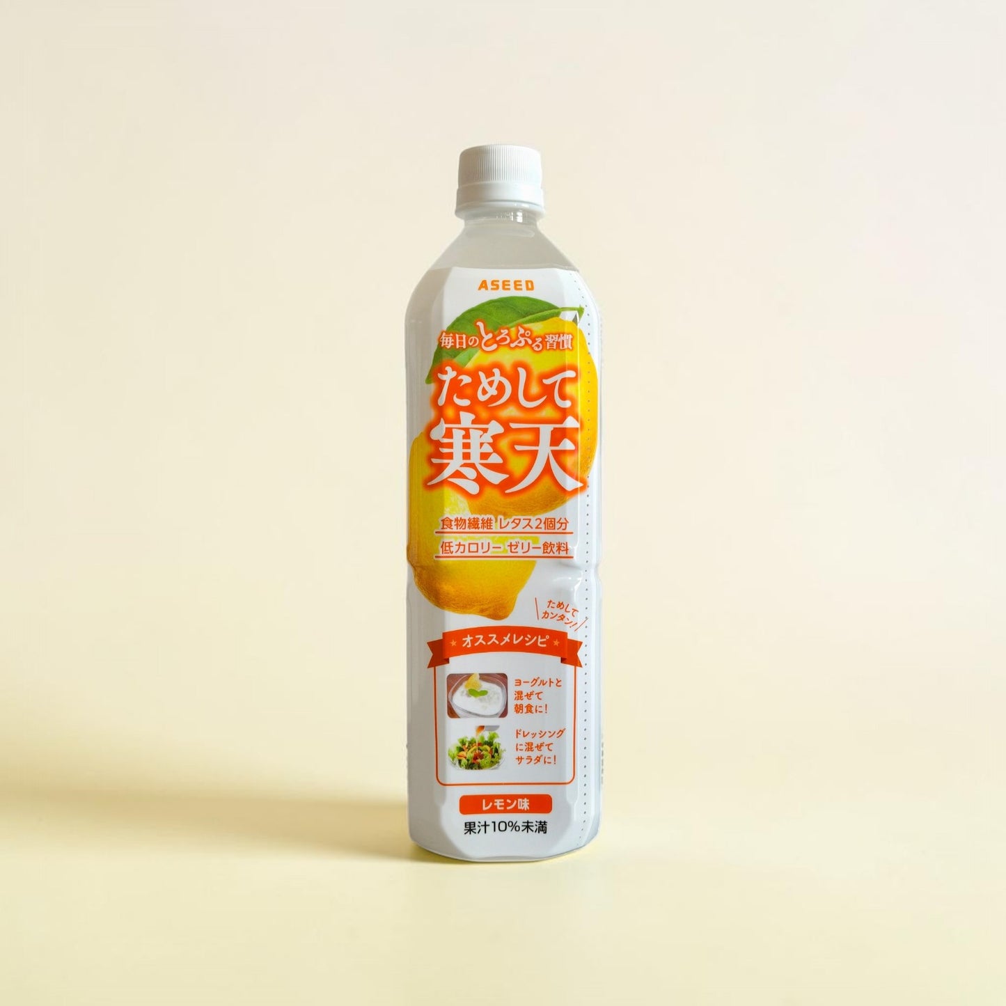 ASEED Tameshite Kanten Lemon Jelly Drink, Rich Dietary Fiber, Low Calorie- 900ml