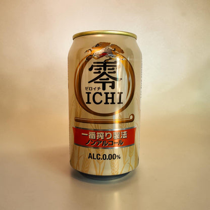 Kirin Zero Ichi, Japanese Non-Alcoholic Beer Beverage, 350ml