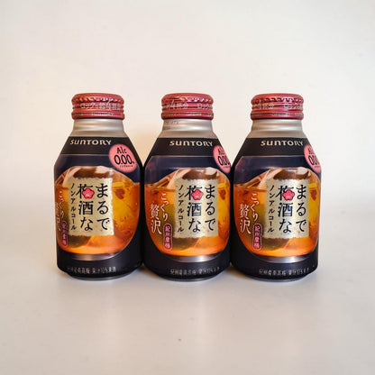 Suntory Japanese Marude Umeshu Zero Alcohol Wine, Umeshu Plum Beverage, 280ml
