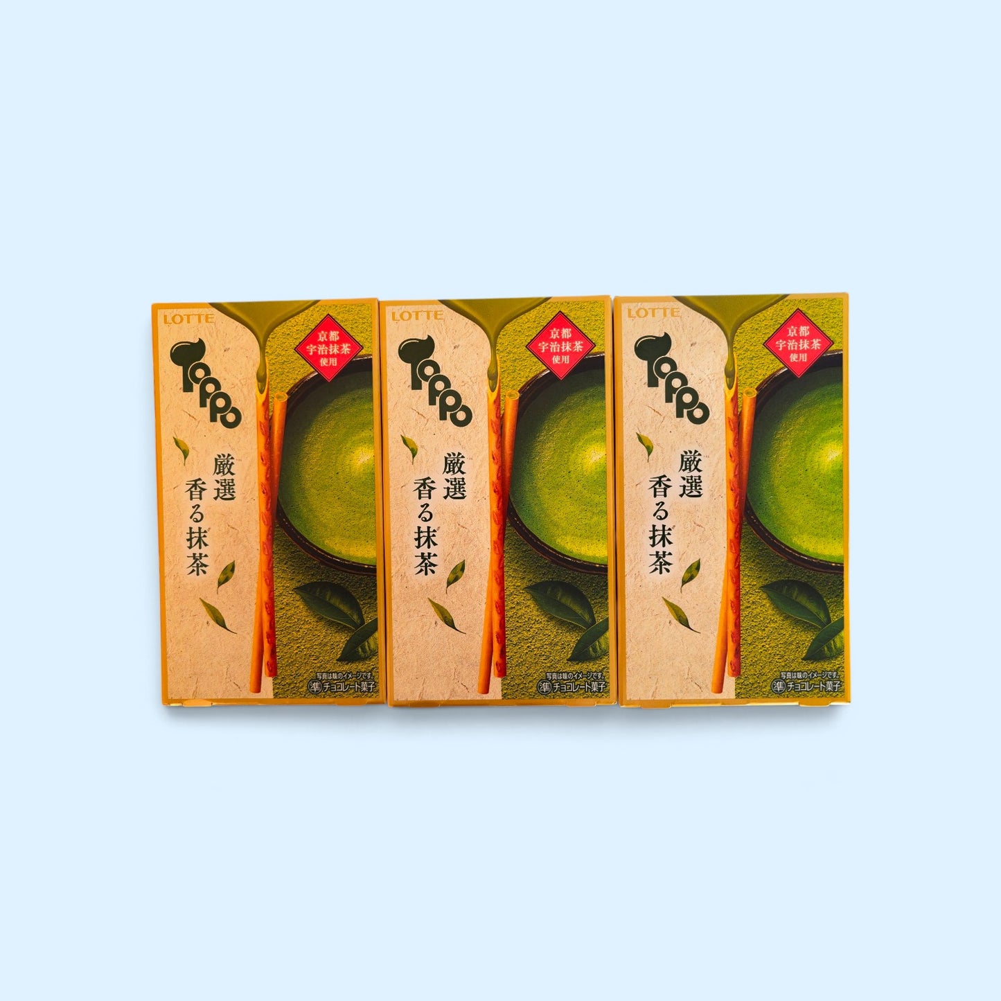 Lotte Japan Toppo Aromatic Matcha Chocolate Sticks 2bags/box 72g