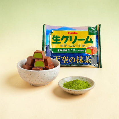 Furuta Hokkaido Fresh Cream Chocolate Tenkuno Matcha Flavor 112g