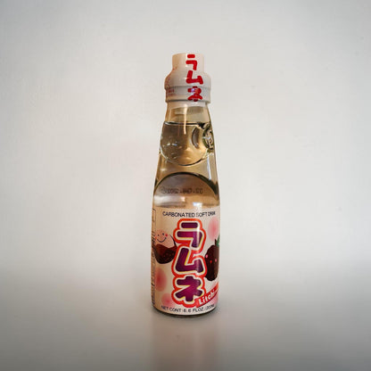 Bin Iri Lychee Flavor Ramune Japanese Marble Soda 200ml