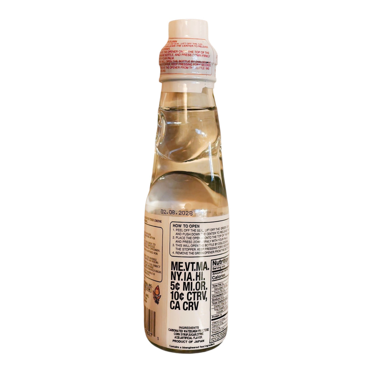 Bin Iri Lychee Flavor Ramune Japanese Marble Soda 200ml