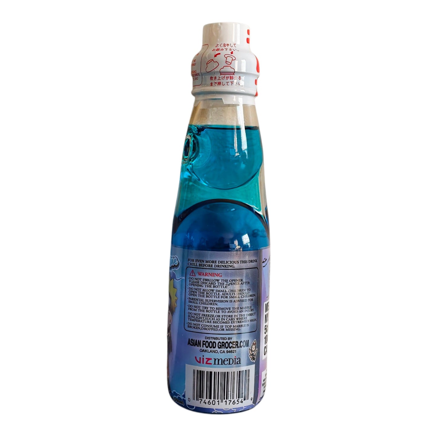 Naruto Shippuden Ramune Soda - Blueberry Flavor, 6.76 fl oz