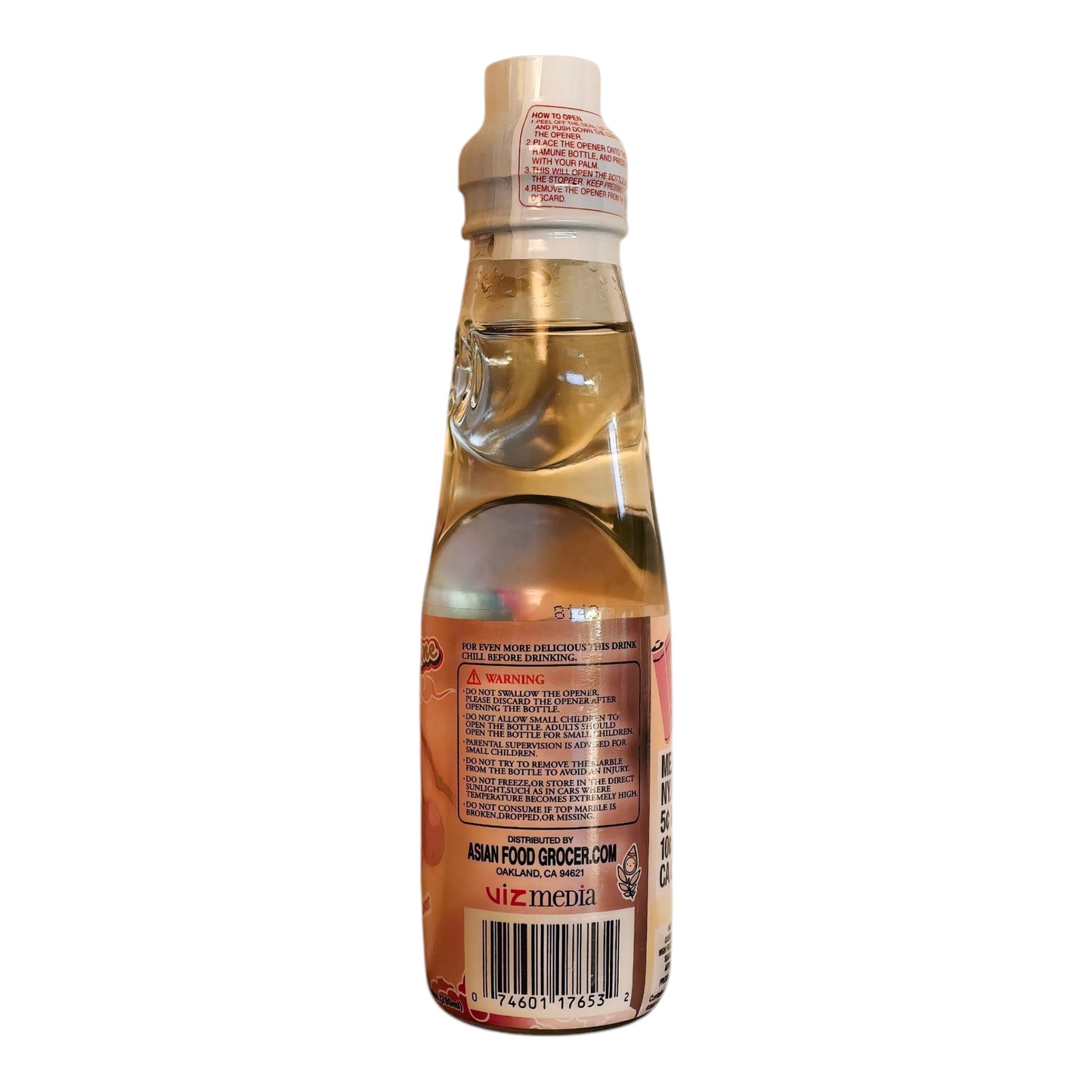 Naruto Shippuden Ramune Soda - Lychee Flavor, 6.76 fl oz