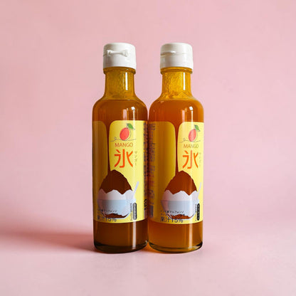 Nakamura Shoten Japanese Kakigori Shaved Ice Syrup - Mango, 6.6 fl oz (200 ml)