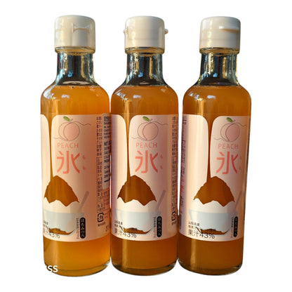 Nakamura Shoten Japanese Kakigori Shaved Ice Syrup - Peach, 6.6 fl oz (200 ml)