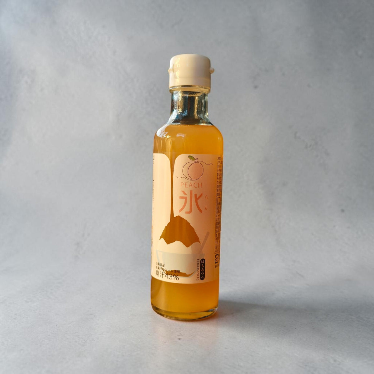 Nakamura Shoten Japanese Kakigori Shaved Ice Syrup - Peach, 6.6 fl oz (200 ml)