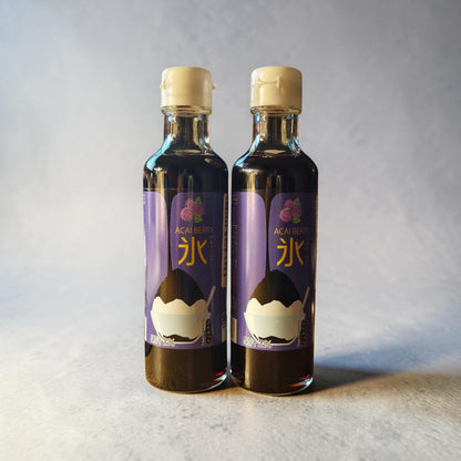 Nakamura Shoten Japanese Kakigori Shaved Ice Syrup - Acai Berry, 6.6 fl oz (200 ml)
