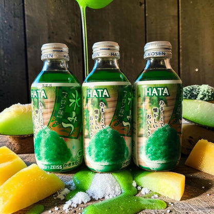 Hata Japanese Kakigori Shaved Ice Syrup - Melon, 6.3 fl oz