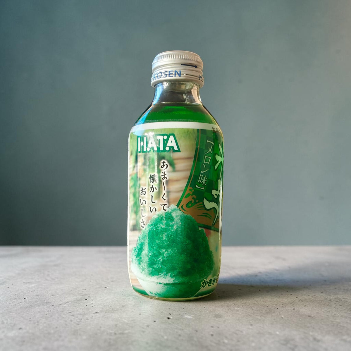Hata Japanese Kakigori Shaved Ice Syrup - Melon, 6.3 fl oz