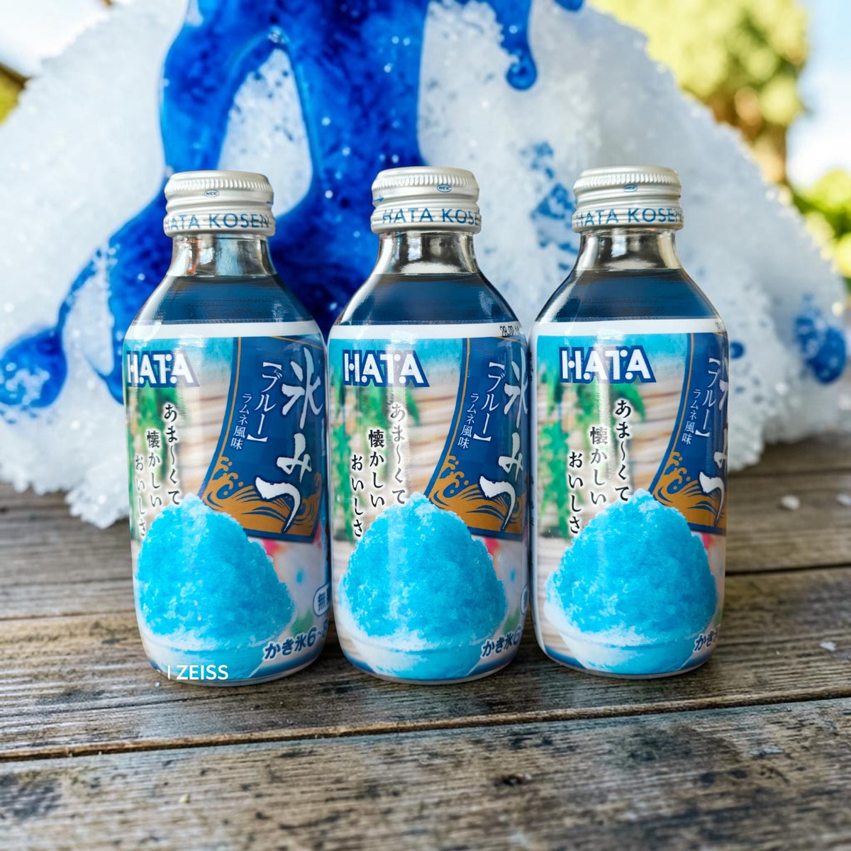Hata Korimitsu Japanese Kakigori Shaved Ice Syrup - Blue Ramune, 180g