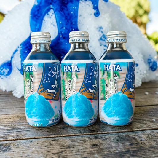 Hata Korimitsu Japanese Kakigori Shaved Ice Syrup - Blue Ramune, 180g