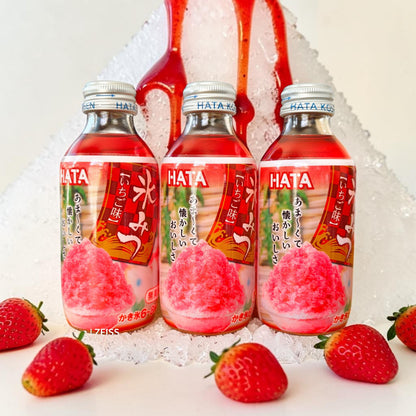 Hata Korimitsu Japanese Kakigori Shaved Ice Syrup - Strawberry, 180g