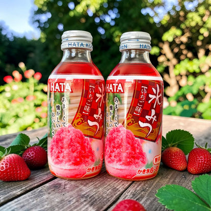 Hata Korimitsu Japanese Kakigori Shaved Ice Syrup - Strawberry, 180g