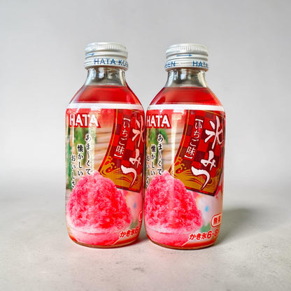 Hata Korimitsu Japanese Kakigori Shaved Ice Syrup - Strawberry, 180g