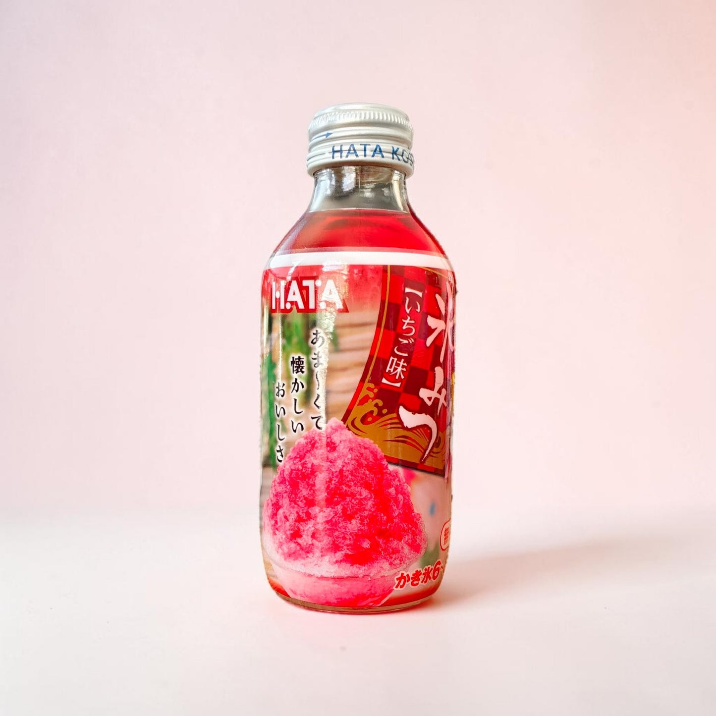 Hata Korimitsu Japanese Kakigori Shaved Ice Syrup - Strawberry, 180g