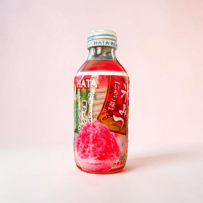 Hata Korimitsu Japanese Kakigori Shaved Ice Syrup - Strawberry, 180g