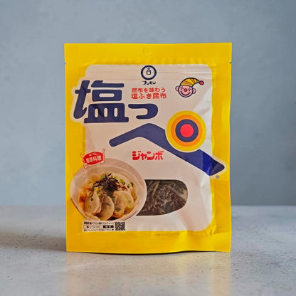 Bunsen Shiope Jumbo (塩っぺ) Japanese Salted Kombu Prepared Seaweed Shio Kombu 47g