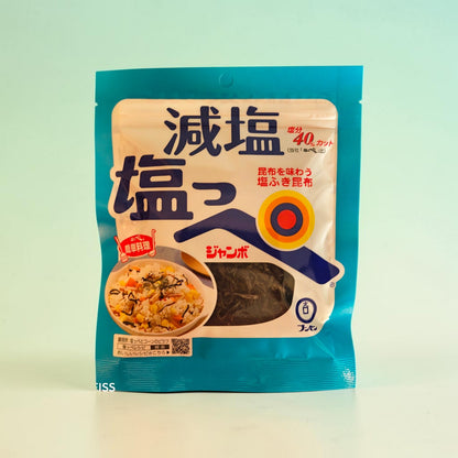 Bunsen Shioppe Jumbo (塩っぺ) Reduced-Salt Japanese Shio Kombu Seasoned Kelp 27g