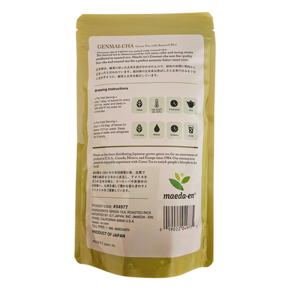 Japanese Maeda-en Genmai-Cha Roasted Rice Green Tea 5.3 oz/150g - Gluten Free