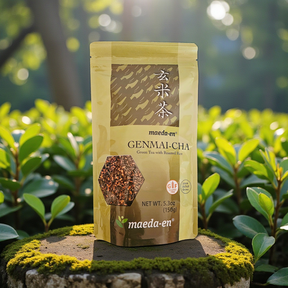 Japanese Maeda-en Genmai-Cha Roasted Rice Green Tea 5.3 oz/150g - Gluten Free