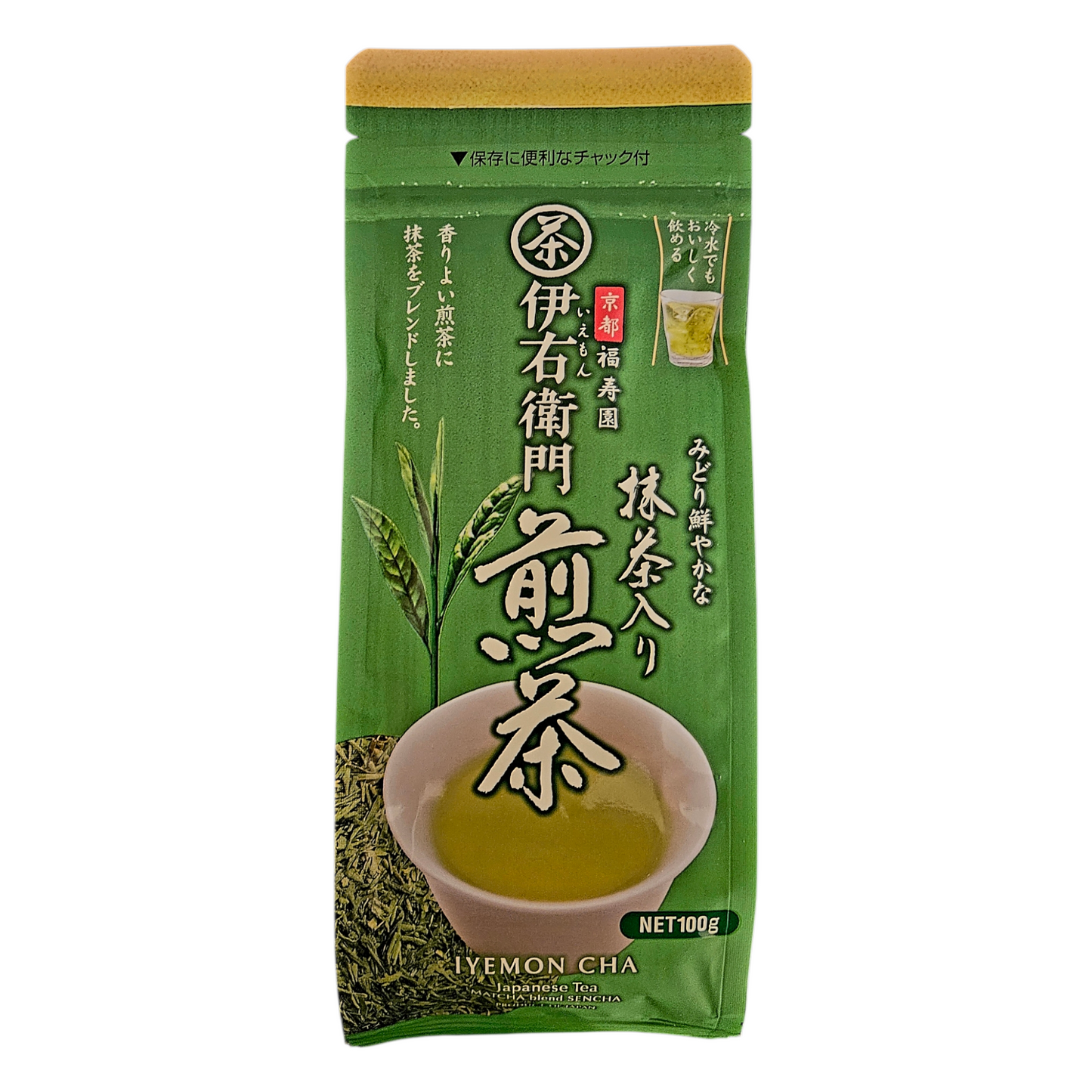 Japanese Green Tea IYEMON Cha Sencha with Matcha- 100g