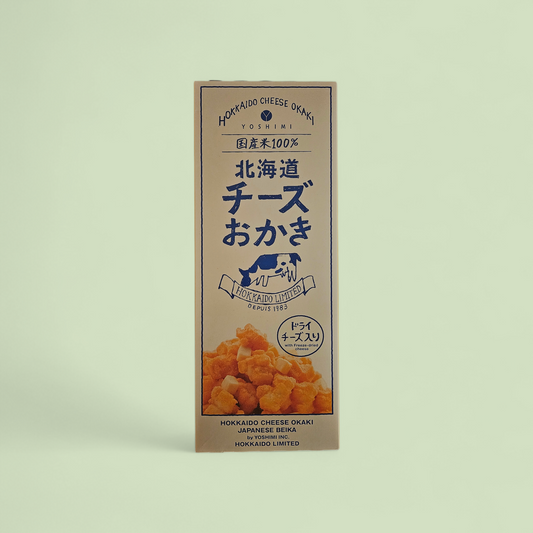Yoshimi Hokkaido Japanese Cheese Rice Crackers 102G - Cheesy Okaki Snack