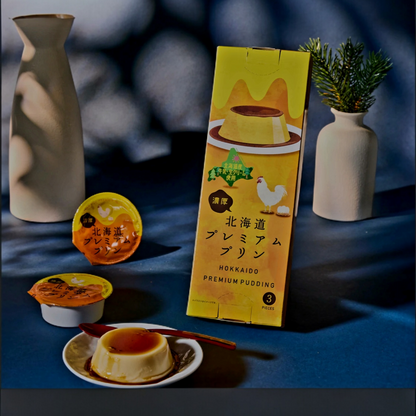Hokkaido Japanese Premium Pudding 231g (77g x 3 pieces)
