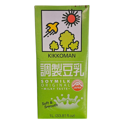 Kikkoman Soymilk - Original Milky Taste 33.81 fl oz - JAPAN’S NO.1 SOYMILK BRAND