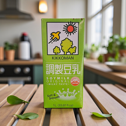 Kikkoman Soymilk - Original Milky Taste 33.81 fl oz - JAPAN’S NO.1 SOYMILK BRAND