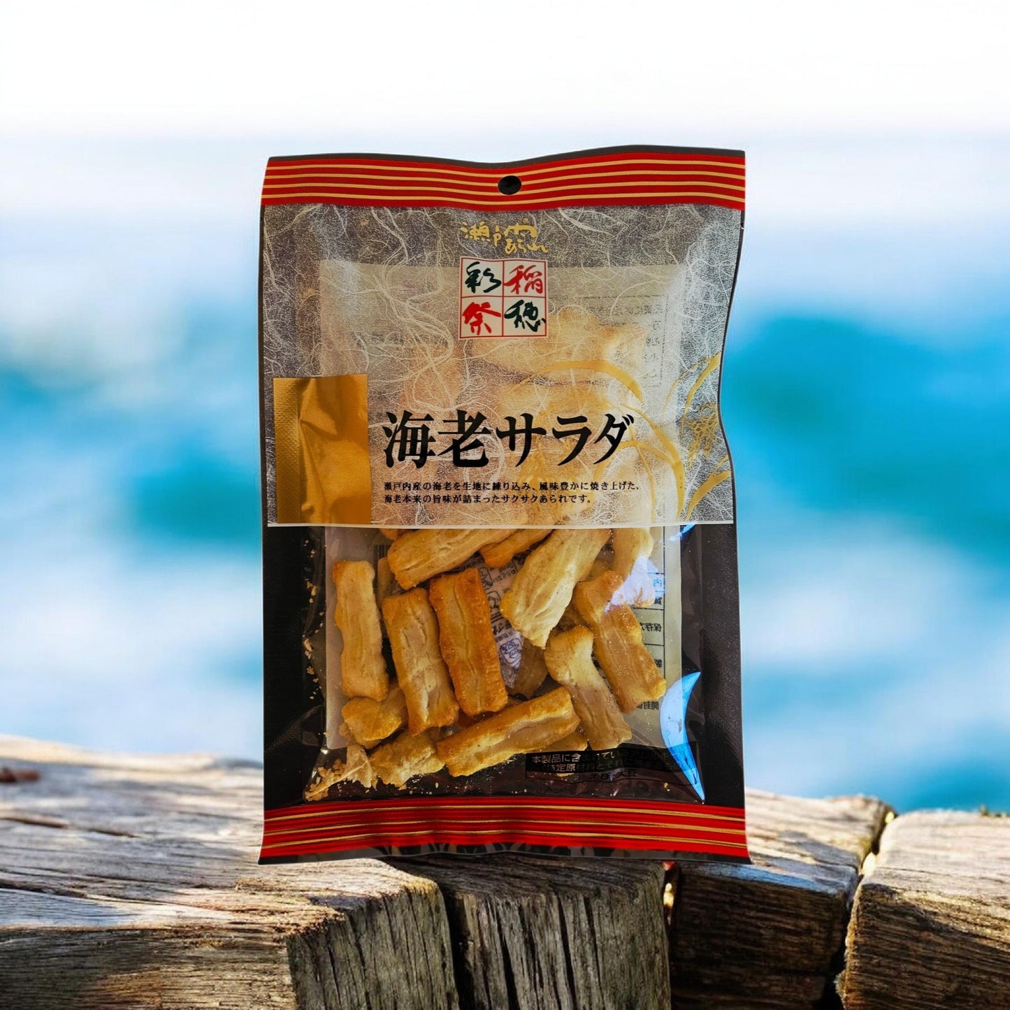 TOYO SEIKA Naho Ebi(Shrimp) Flavor Japanese Rice Crackers, 42g