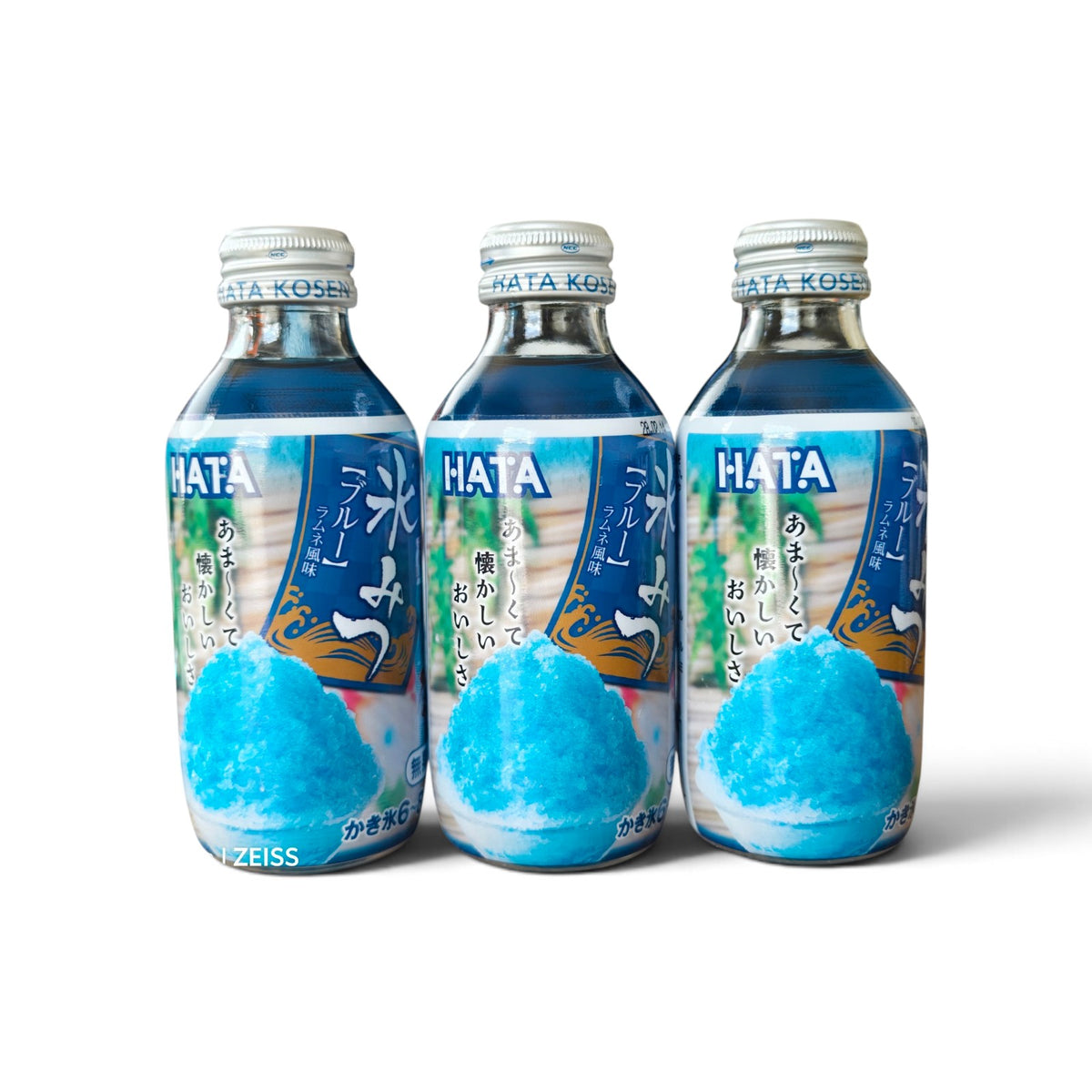 Hata Korimitsu Japanese Kakigori Shaved Ice Syrup - Blue Ramune, 180g