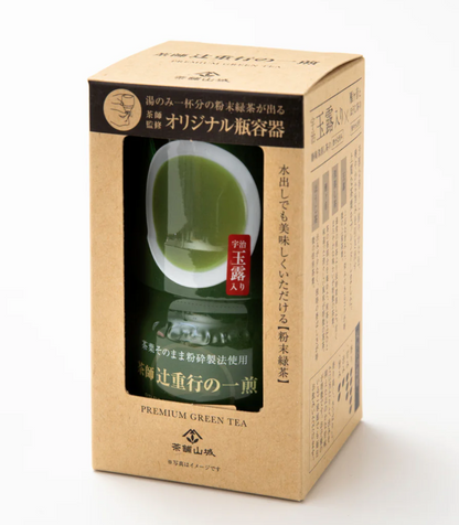 Yamashiro Premium Tea by tea master Shigeyuki Tsuji - chashinoissen Gyokuroiri Ryokucha 0.7oz