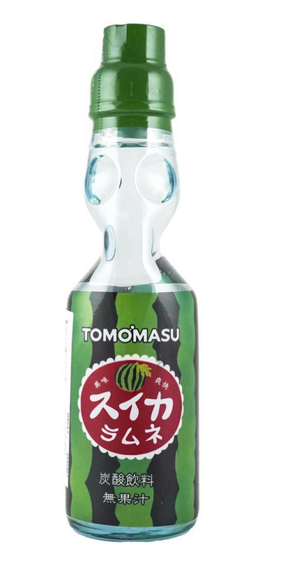 Tomomasu Watermelon Marble Ramune Soda 6.76 fl oz