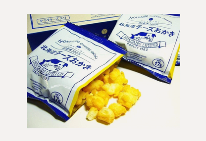 Yoshimi Hokkaido Japanese Cheese Rice Crackers 102G - Cheesy Okaki Snack
