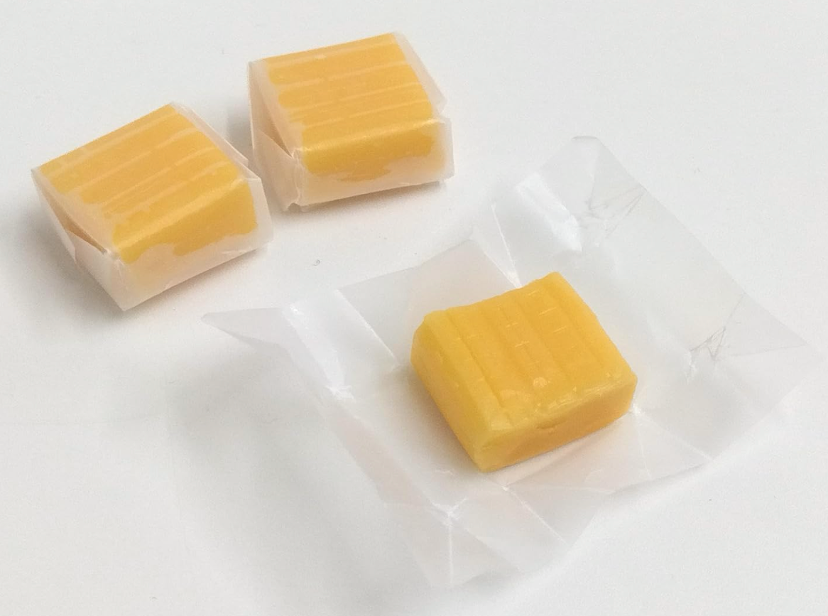Hokkaido Japanese Melon Caramel Candy - Donan Melon Caramel 18 Pieces, 72g