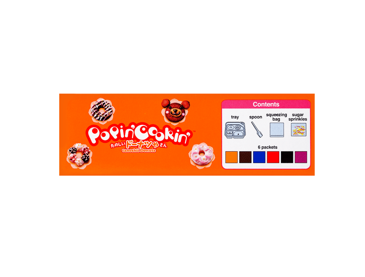 Kracie Popin' Cookin' Diy Japanese Candy Kit , Tanoshii Donuts,41g