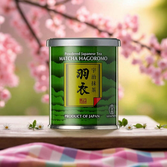 Authentic Premium Ujinotsuyu Matcha Hagoromo Green Tea Powder Three (3) Cans/40g